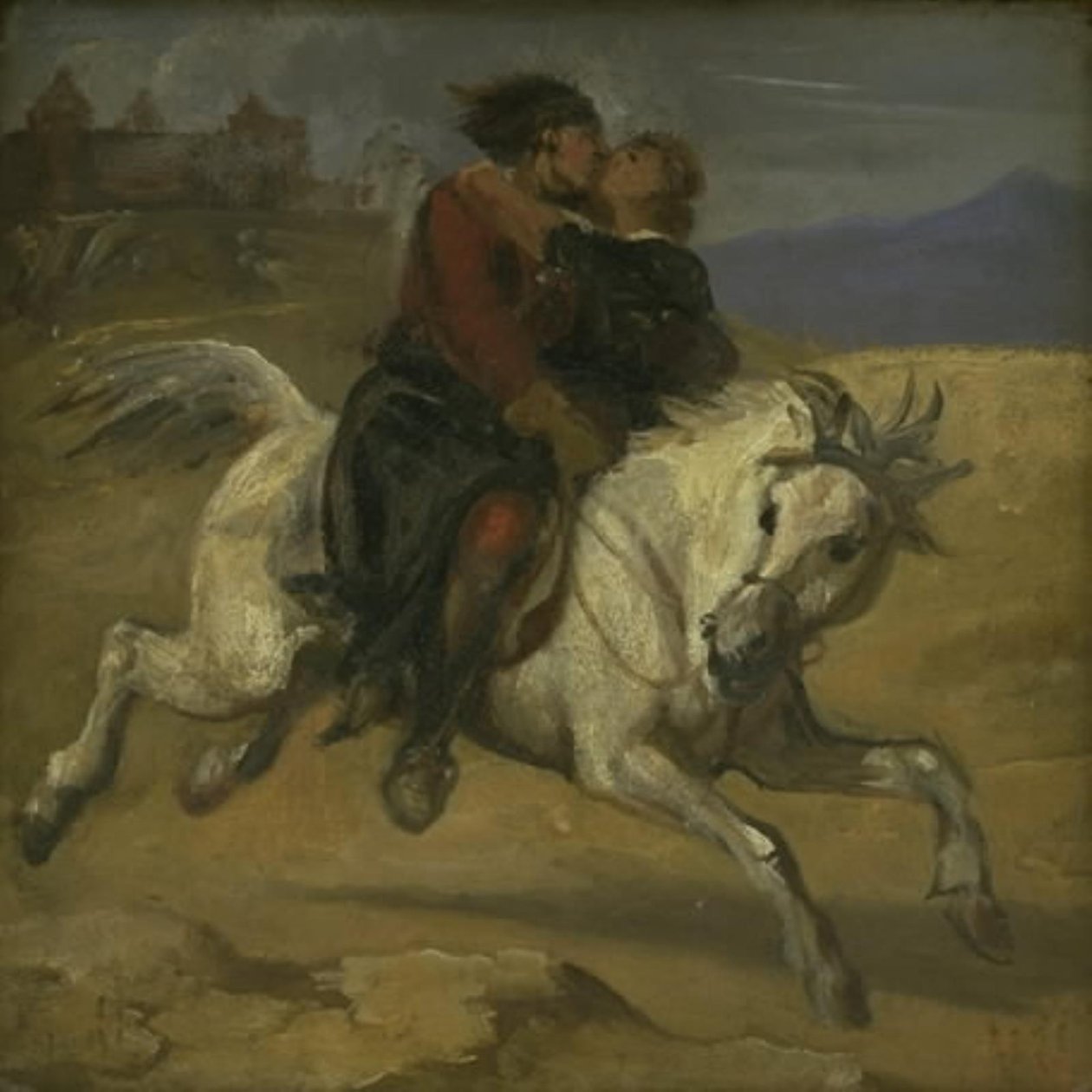 En bortførelsesscene av Wilhelm Marstrand