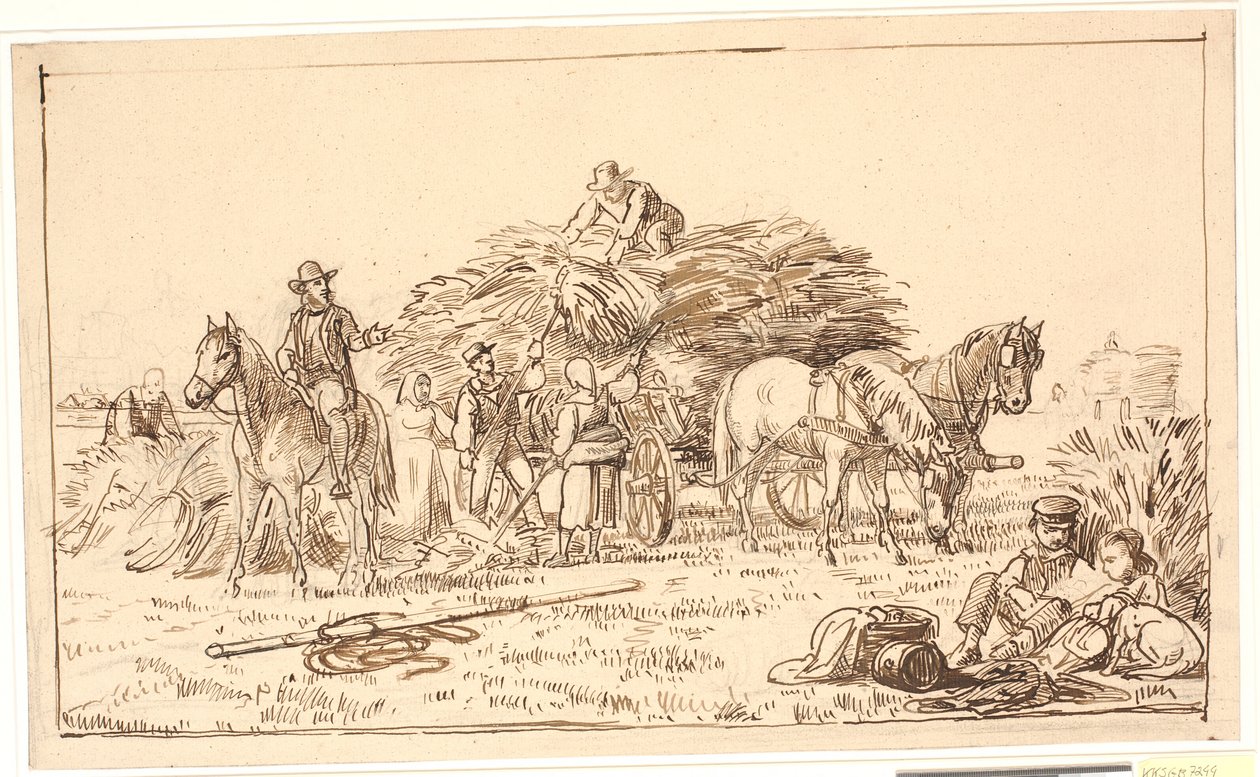 Høstscene av Wilhelm Marstrand