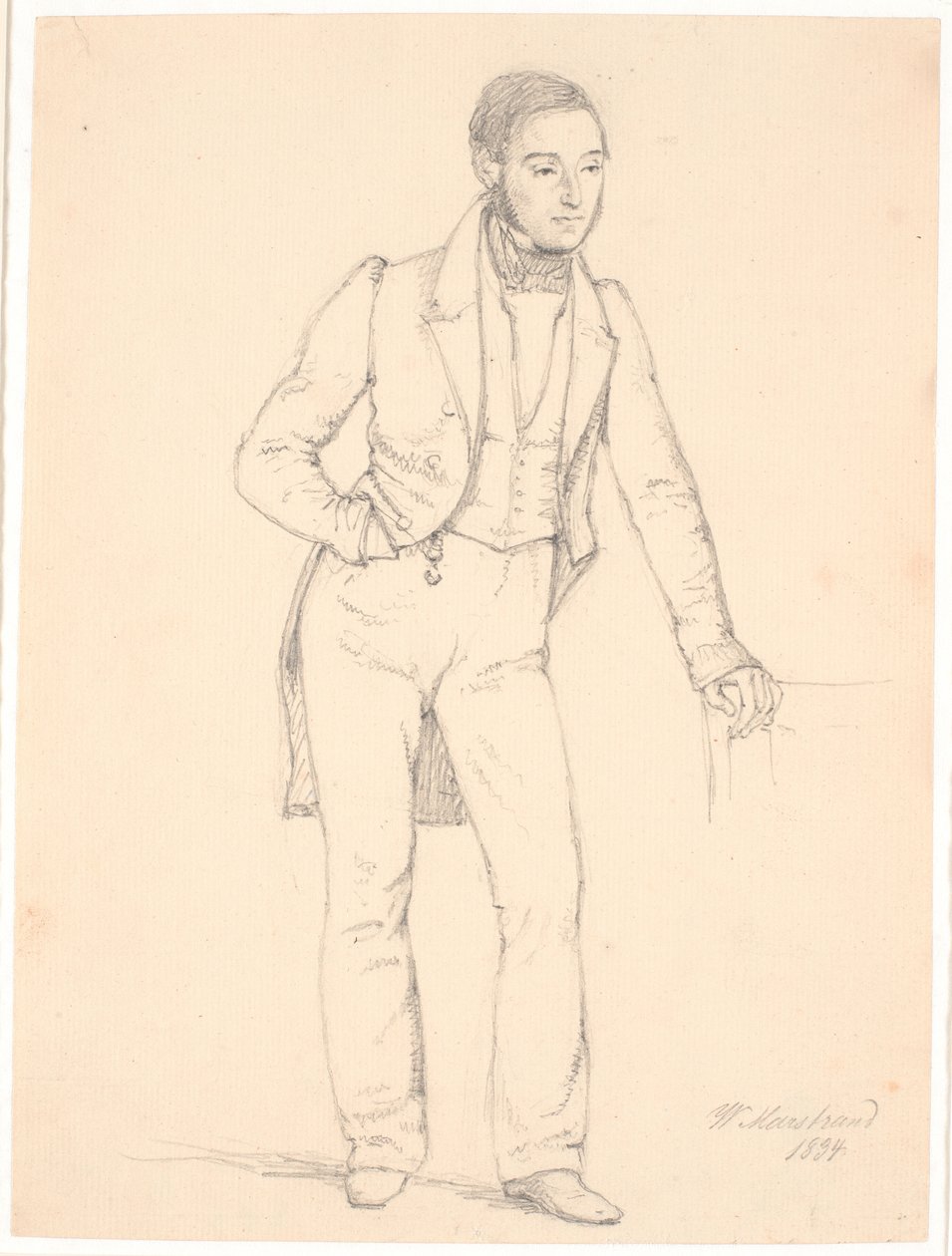 Konsertmester Johan Frederik Frølich av Wilhelm Marstrand