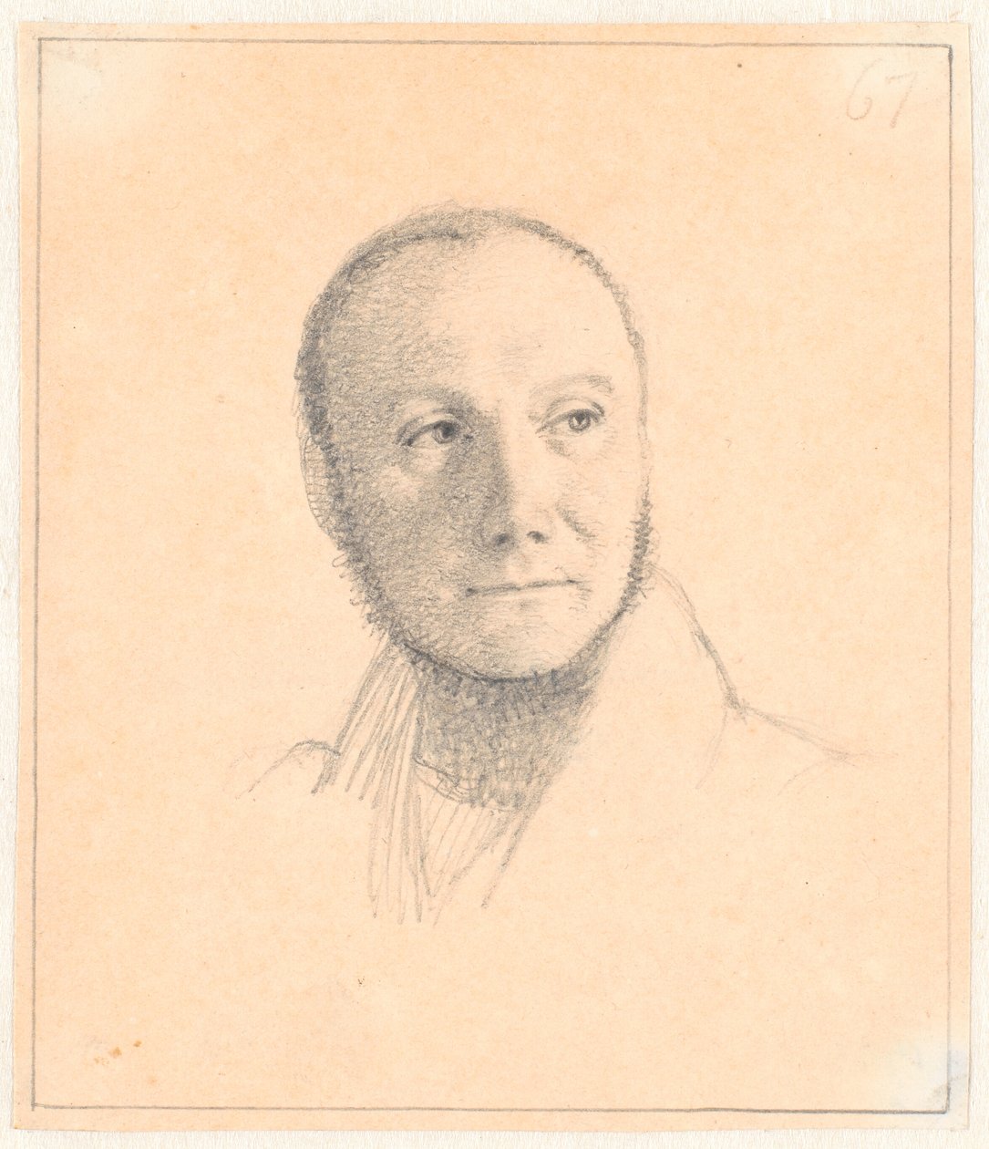 Portrett av Christian Waagepetersen, vinhandler, rådmann, hofffullmektig av Wilhelm Marstrand