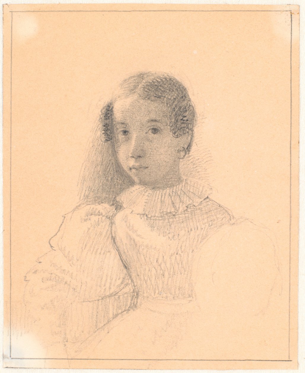 Portrett av Adelaide Emilie Waagepetersen av Wilhelm Marstrand