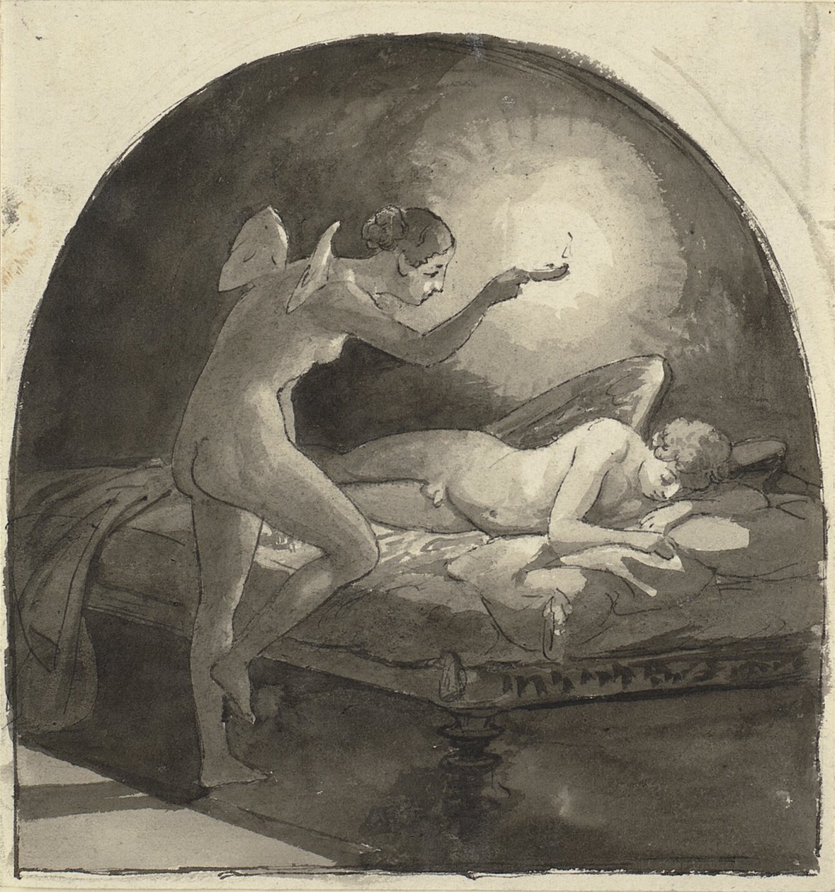 Psyke og den sovende Amor av Wilhelm Marstrand