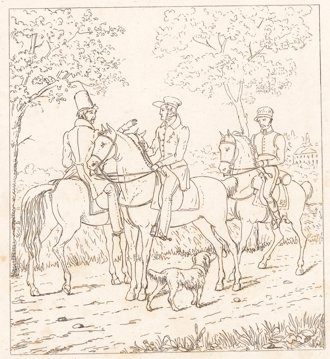 Ryttere av Wilhelm Marstrand