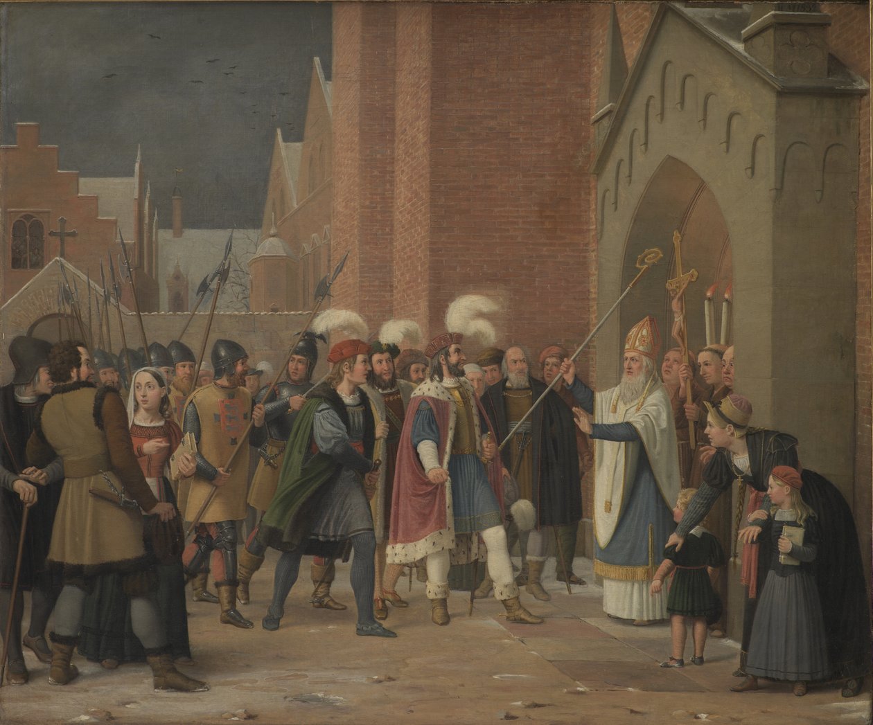 Svend Estridsen og biskop Vilhelm av Wilhelm Marstrand