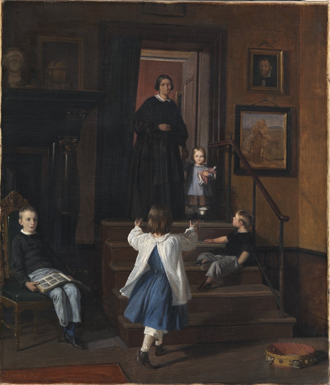 Kunstnerens familie av Wilhelm Marstrand