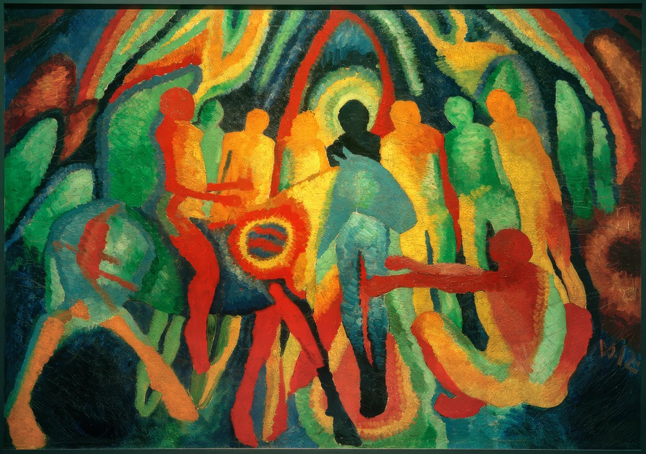 Innreise til Jerusalem av Wilhelm Morgner