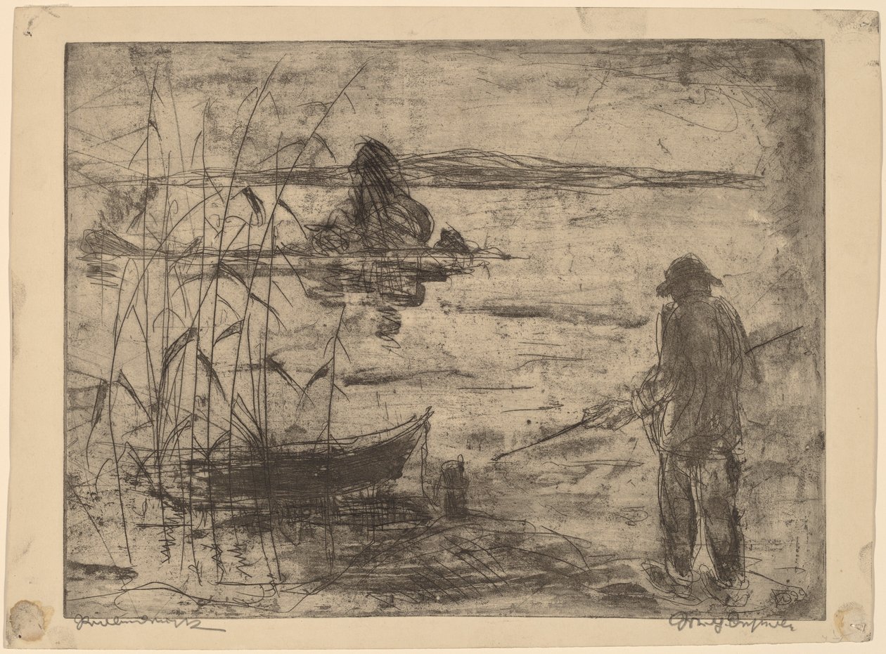 Fiske på Havel-elven av Wilhelm Oesterle