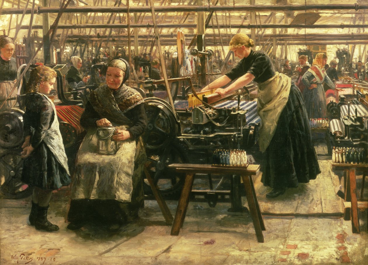 Hjula Weaving Mill av Wilhelm Peters