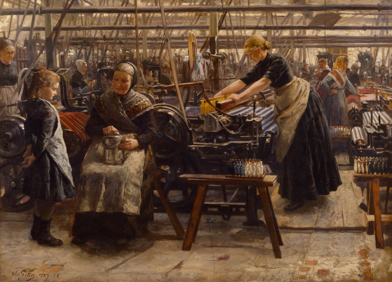 Hjula Weaving Mill av Wilhelm Peters