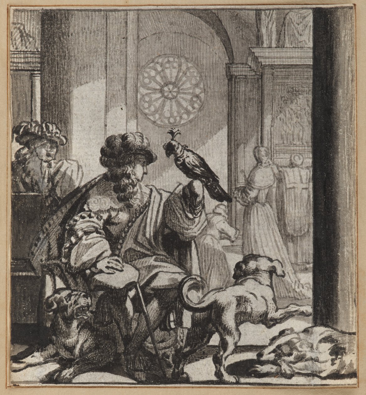 The Fool Going To Church A La Fashion Fool av Wilhelm Stettler