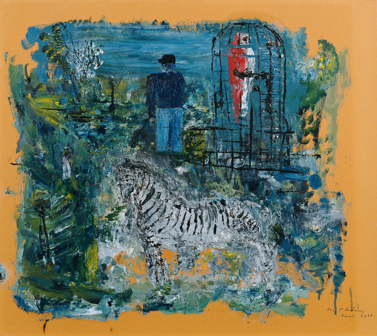Jardin des Plantes i Paris av Wilhelm Thöny