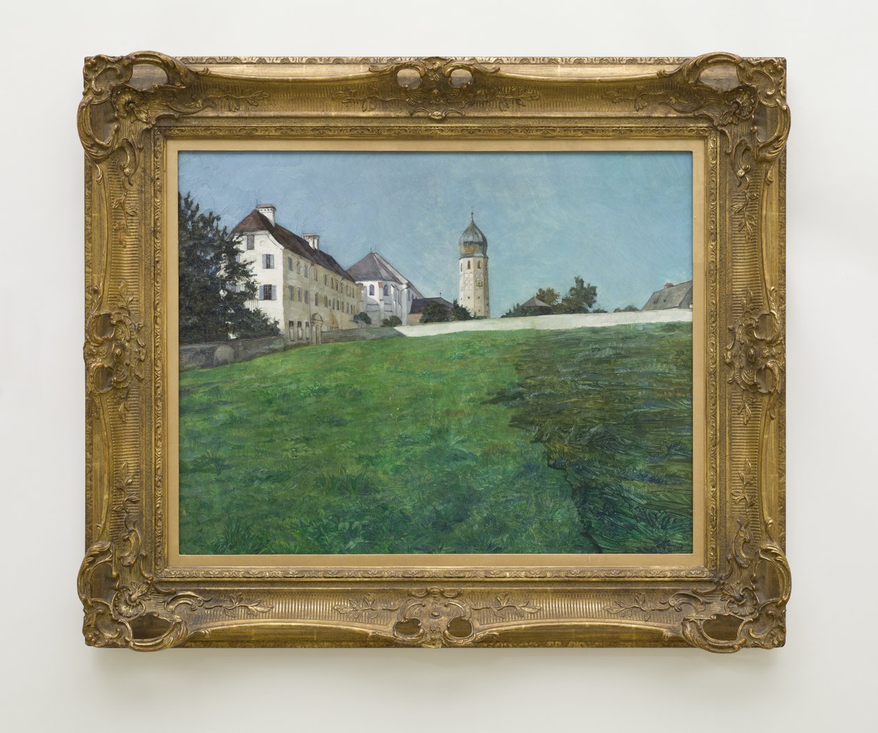 Utsikt over Frauenchiemsee av Wilhelm Trübner