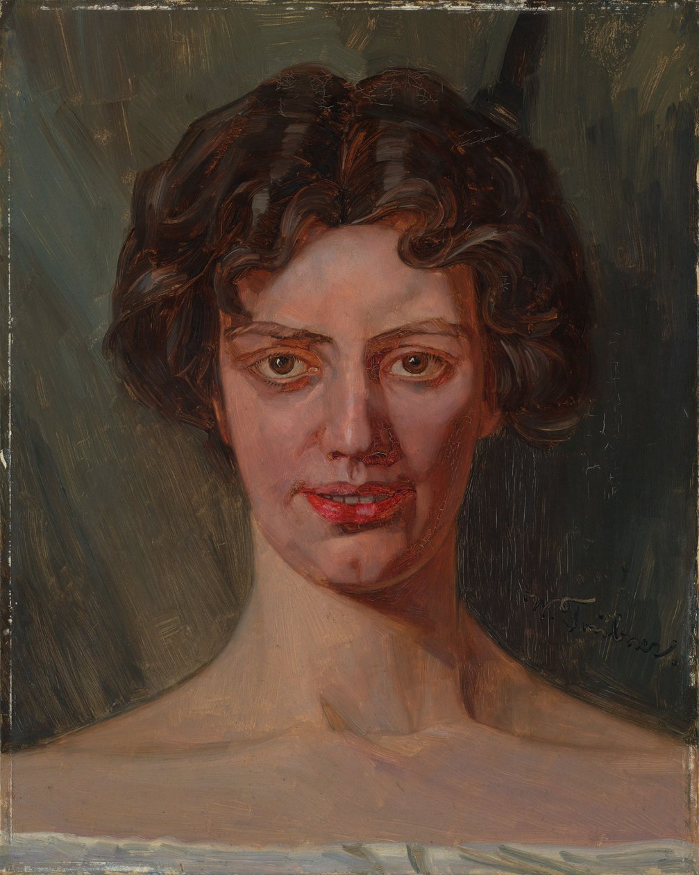 Portrett av Bertha Reiff av Wilhelm Trübner