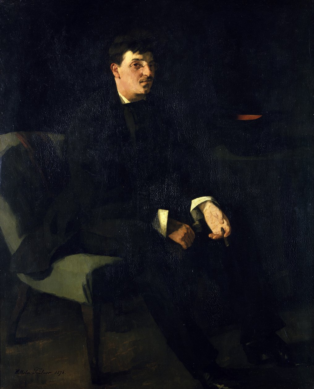 Maleren Carl Schuch av Wilhelm Trübner