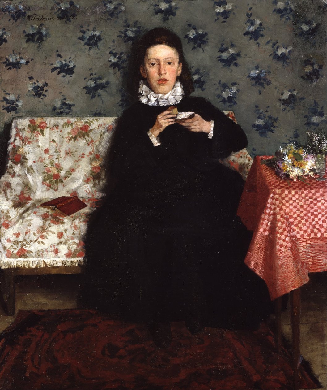 På sofaen av Wilhelm Trübner