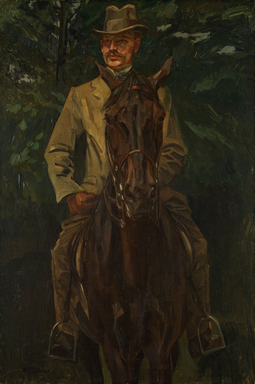 Rytterportrett av Wilhelm Trübner