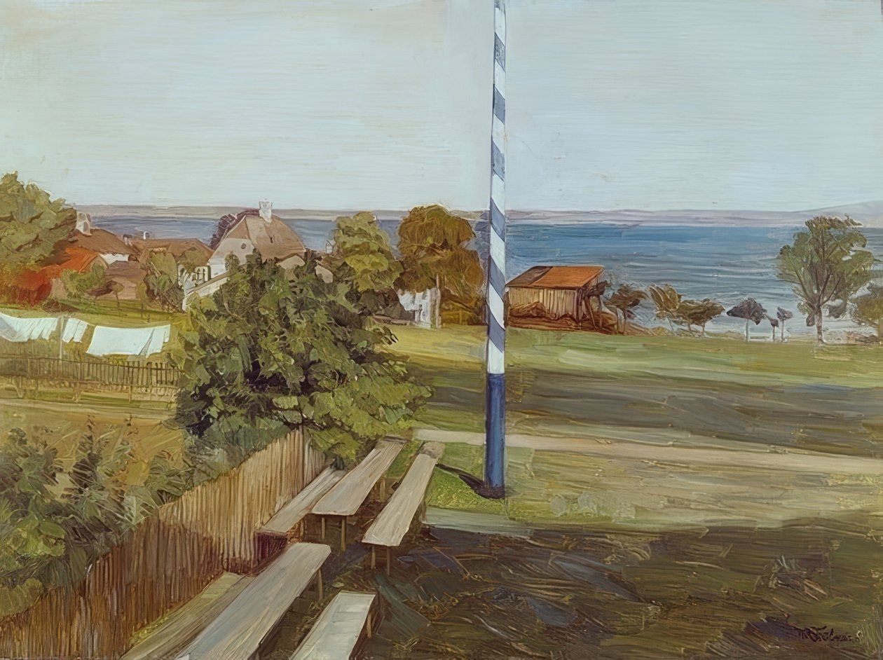 Taverna på Herrenchiemsee av Wilhelm Trübner