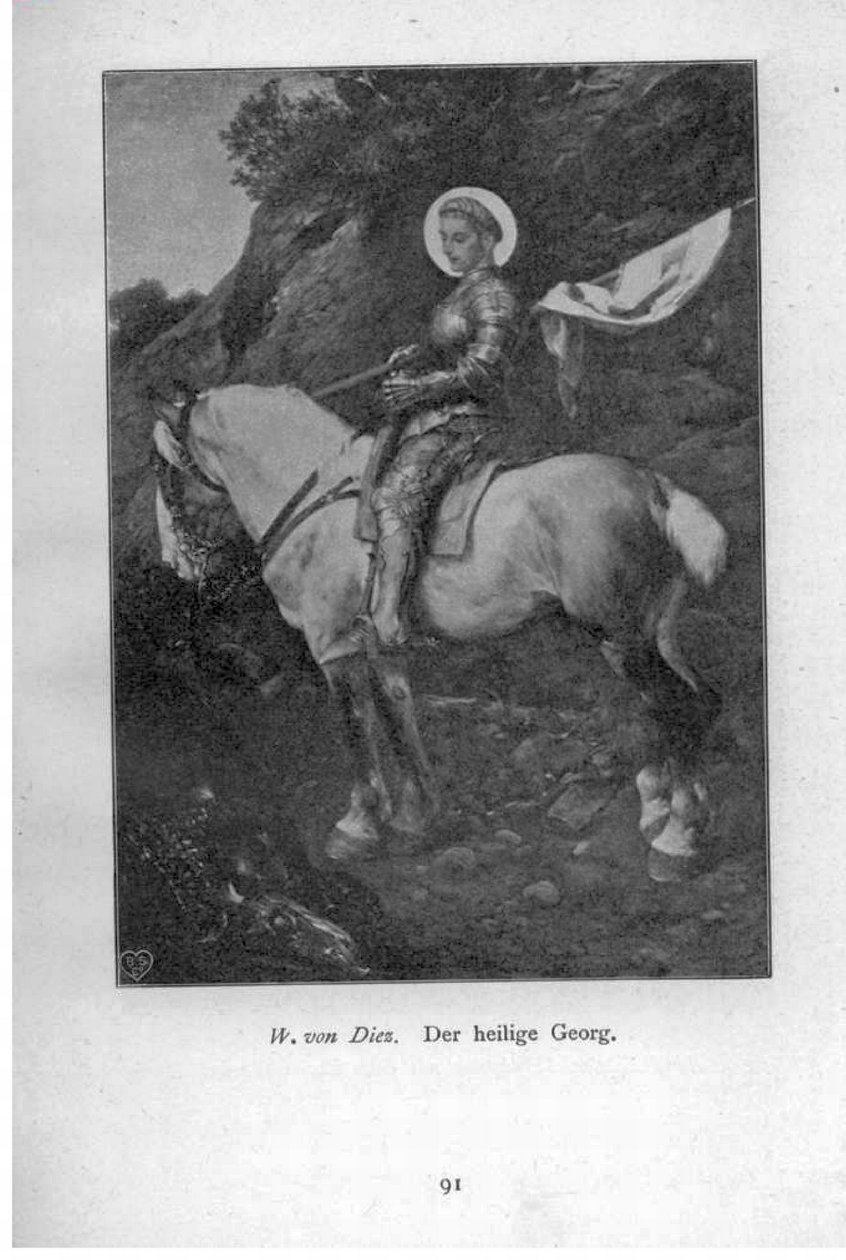 Saint George av Wilhelm Von Diez