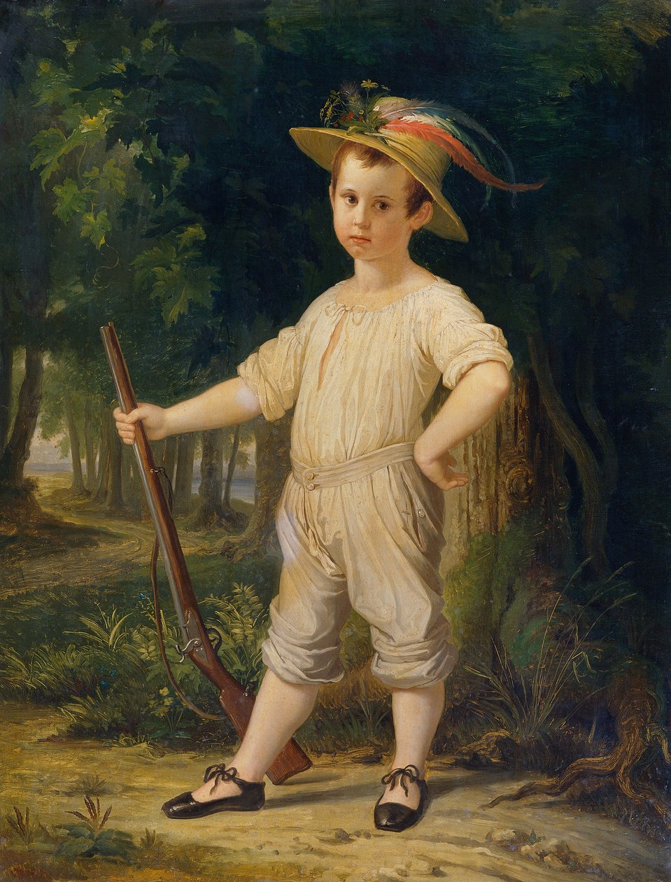 Den lille bonden (den lille jegeren) av Wilhelm von Kaulbach