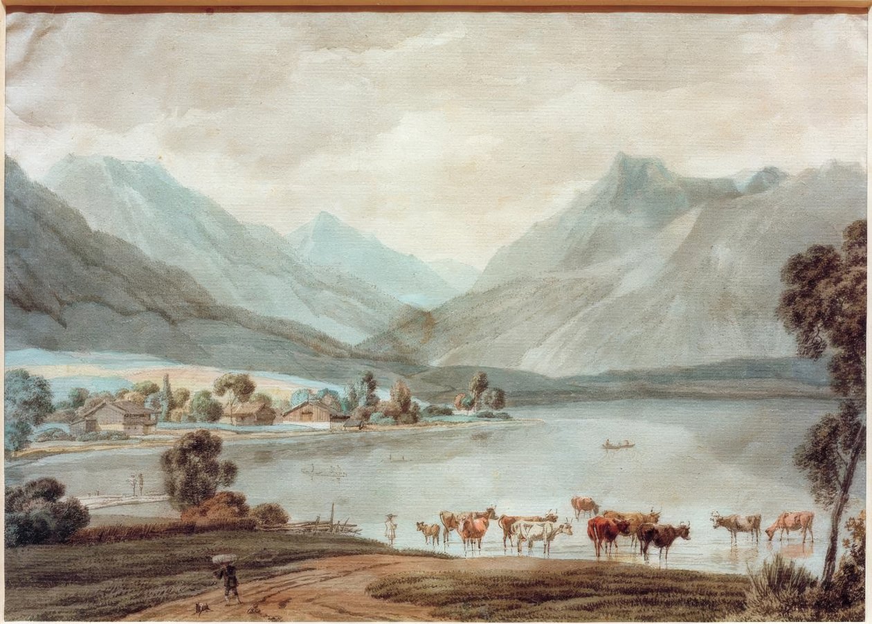 Schliersee av Wilhelm von Kobell