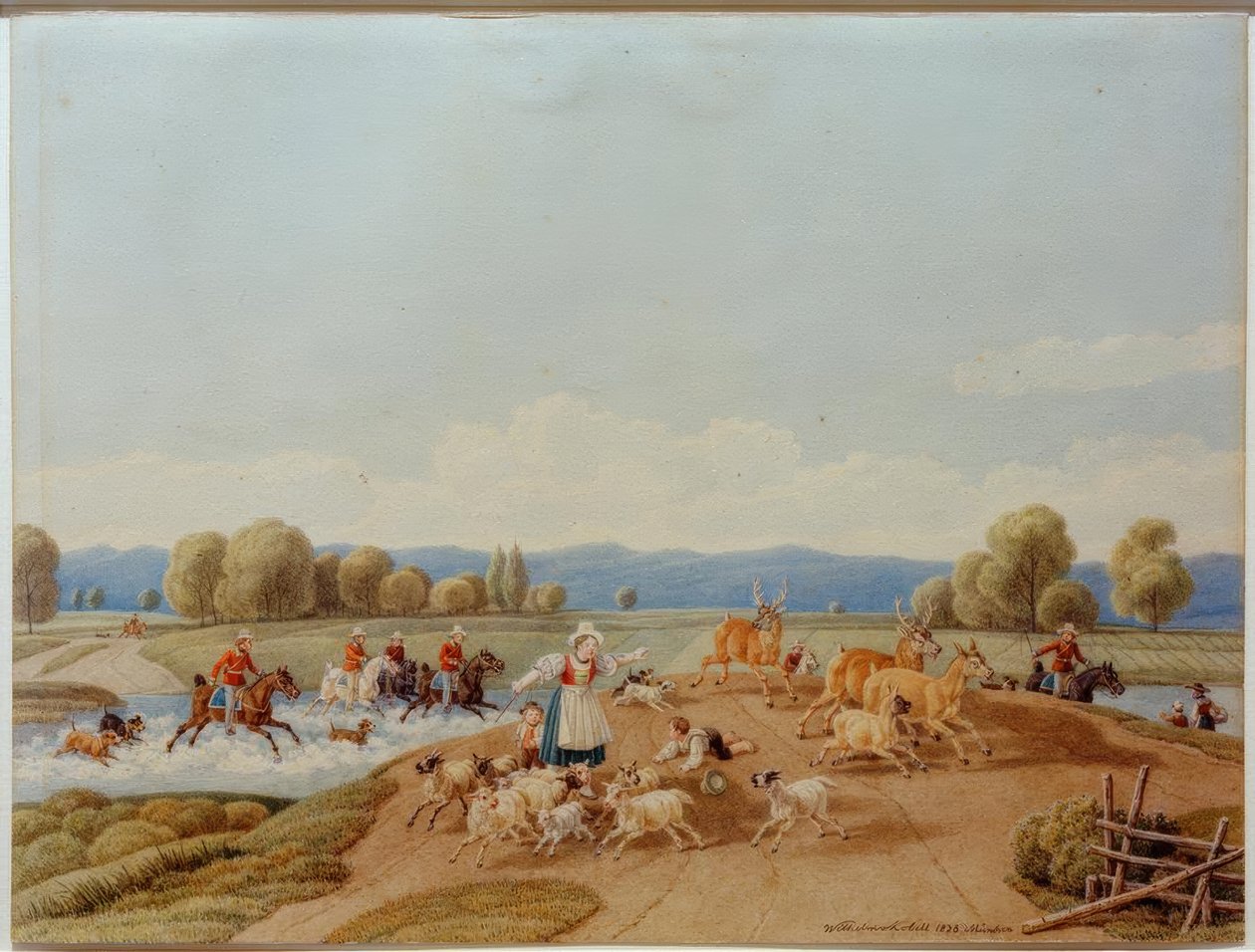 Hjortejakten av Wilhelm von Kobell