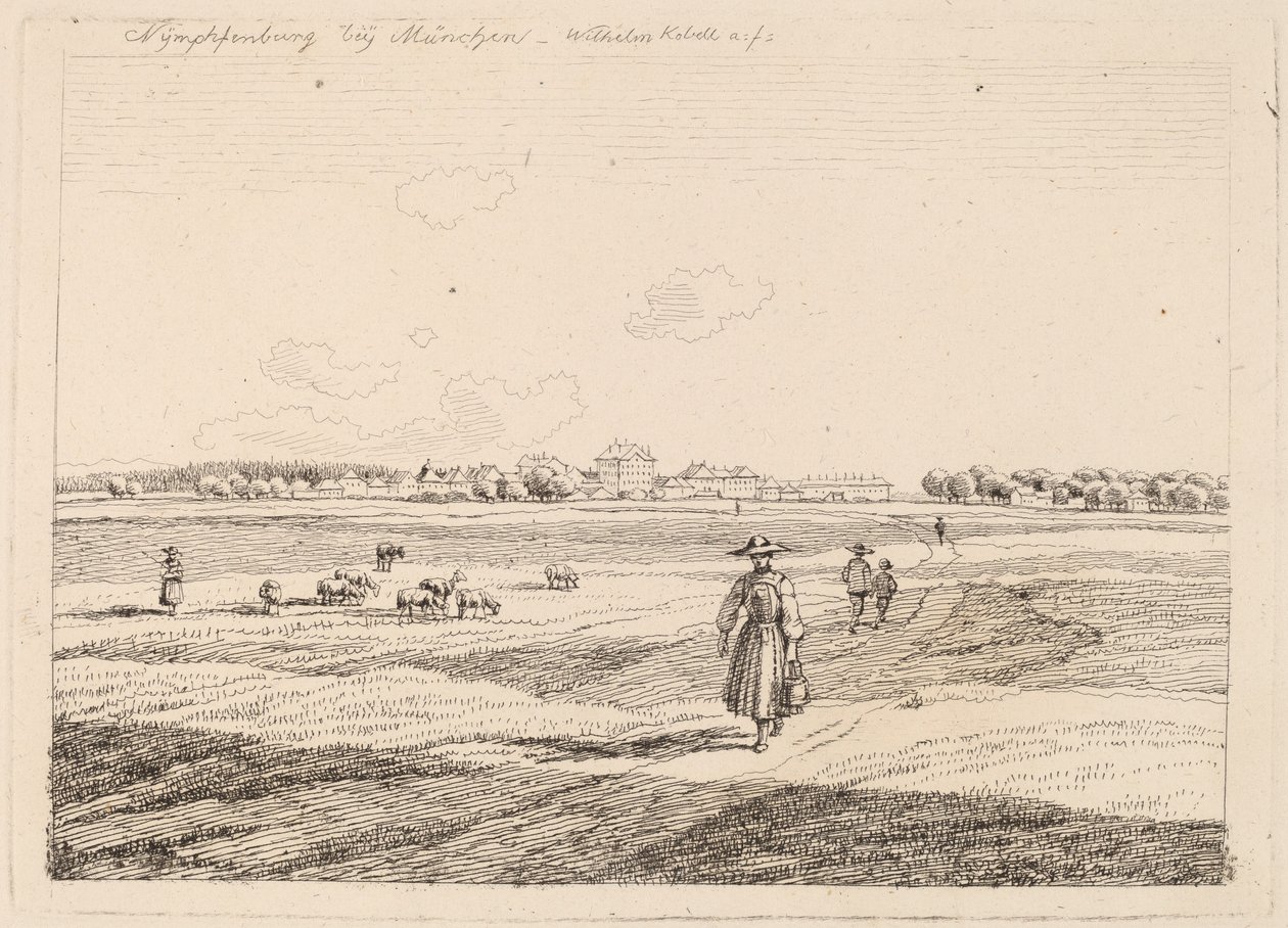 Nymphenburg av Wilhelm von Kobell