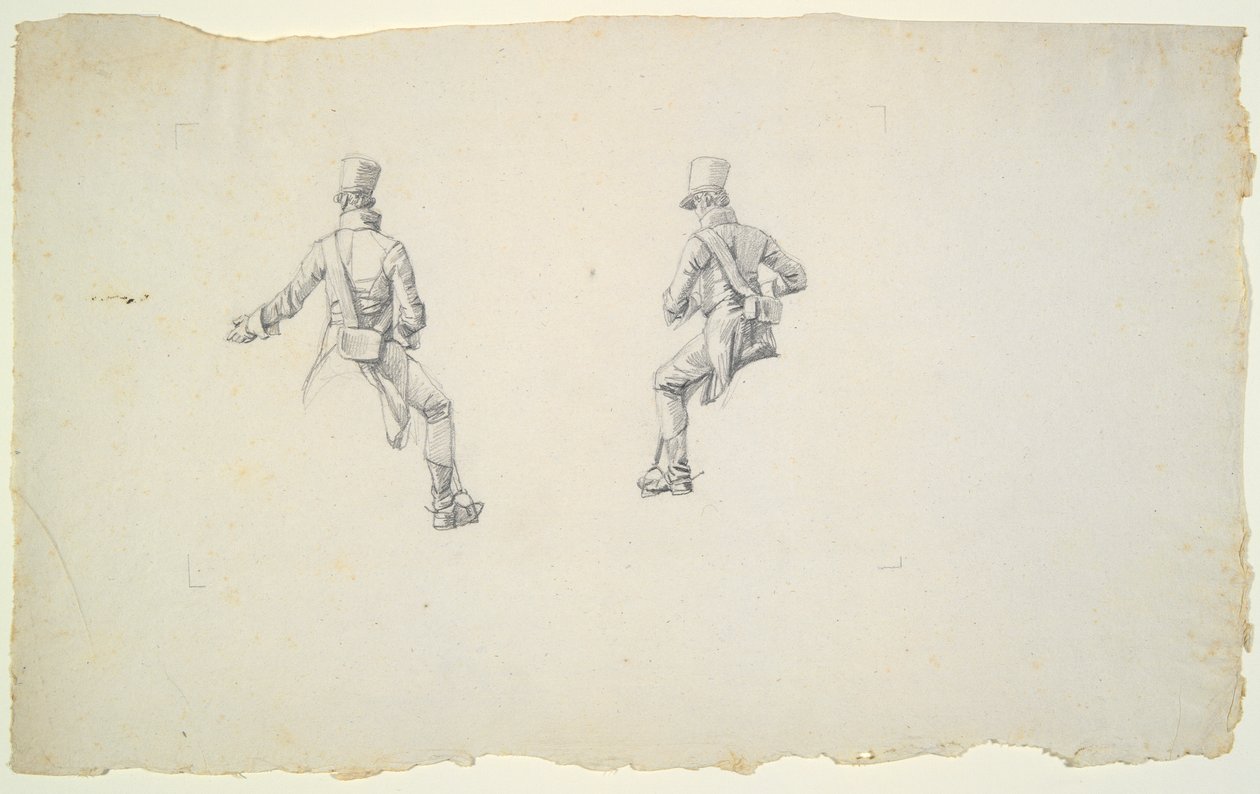 Studie av en østerriksk husar av Wilhelm von Kobell
