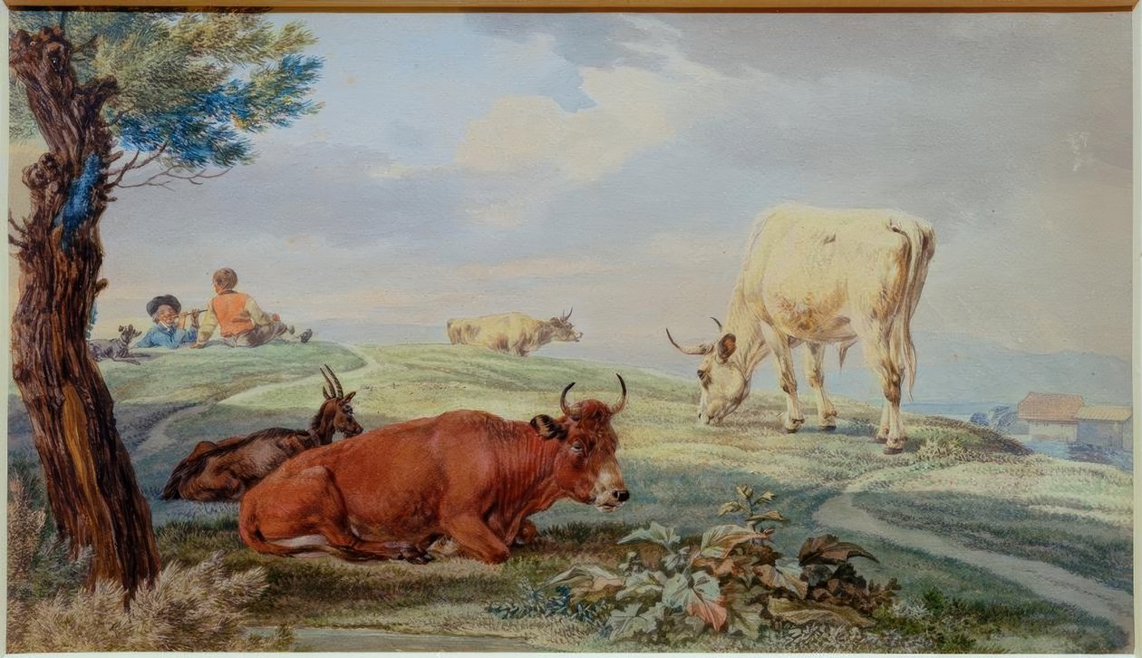 Beitelandskap fra det bayerske Oberland av Wilhelm von Kobell