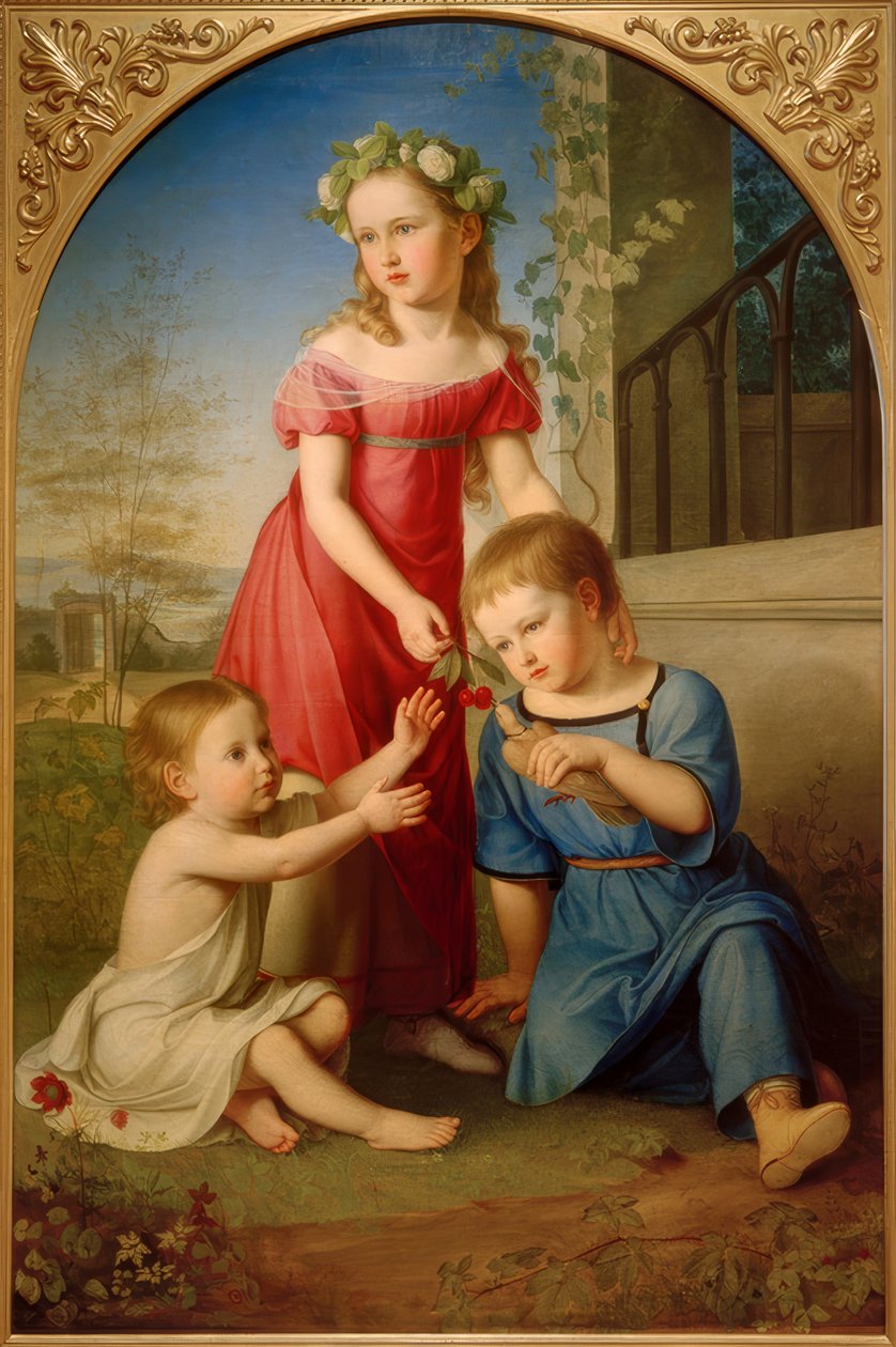 Schöning-barna av Friedrich Wilhelm von Schadow
