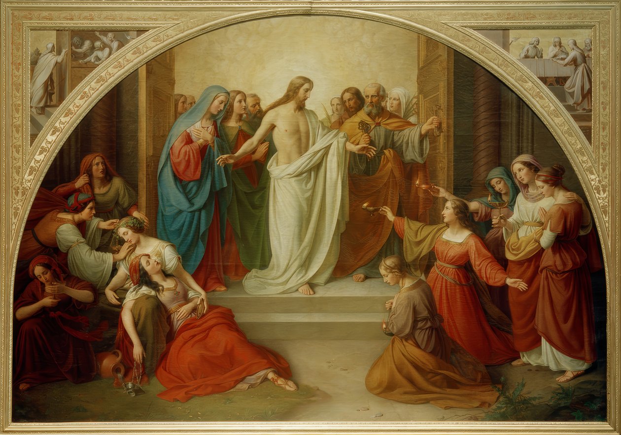 W. v. Schadow, De kloke og tåpelige jomfruer av Friedrich Wilhelm von Schadow