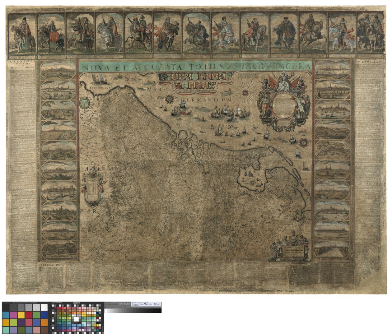 Veggkart over Nederland, Willem Blaeu av Willem Janszoon Blaeu