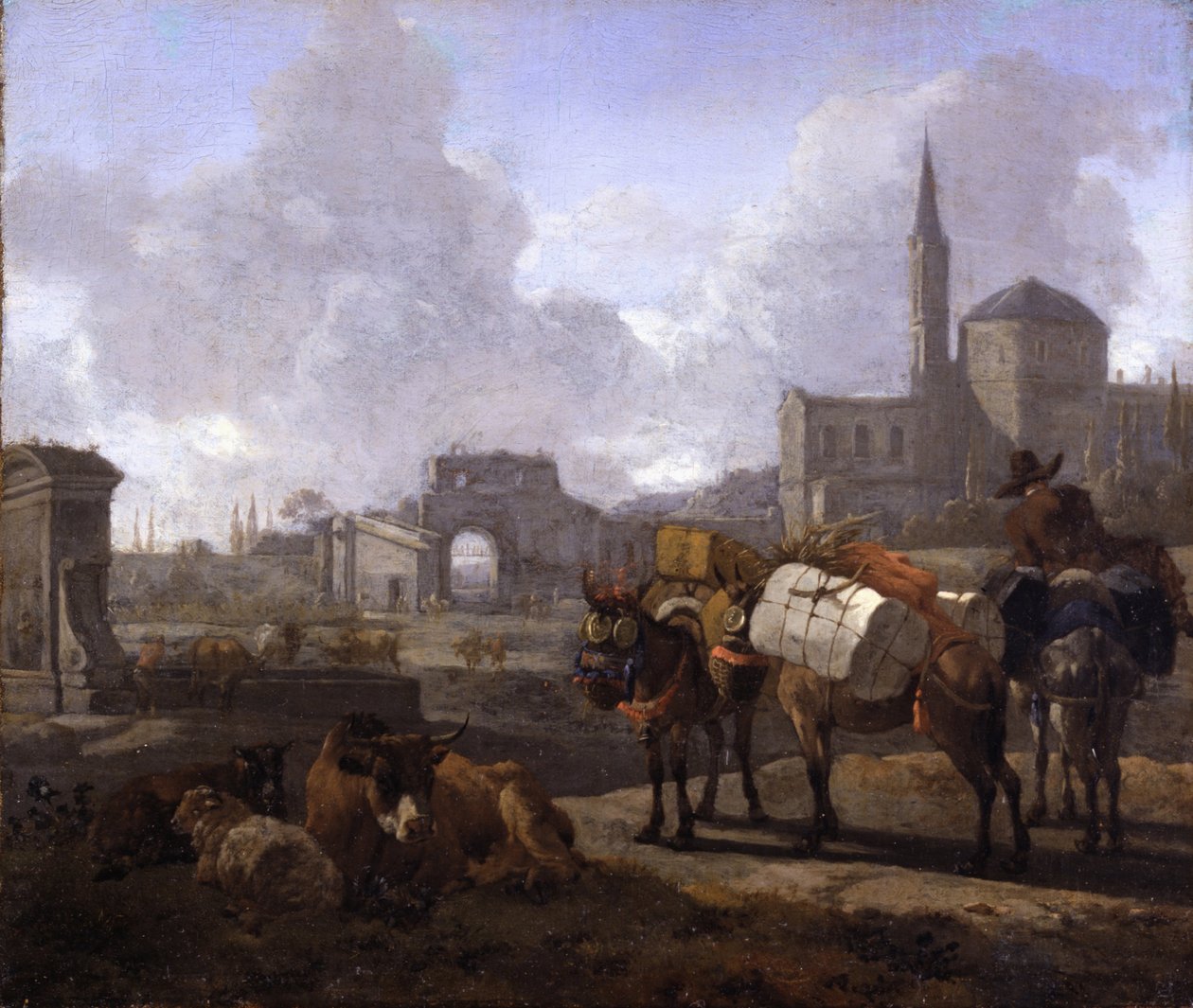Klassisk landskap av Willem Romeyn