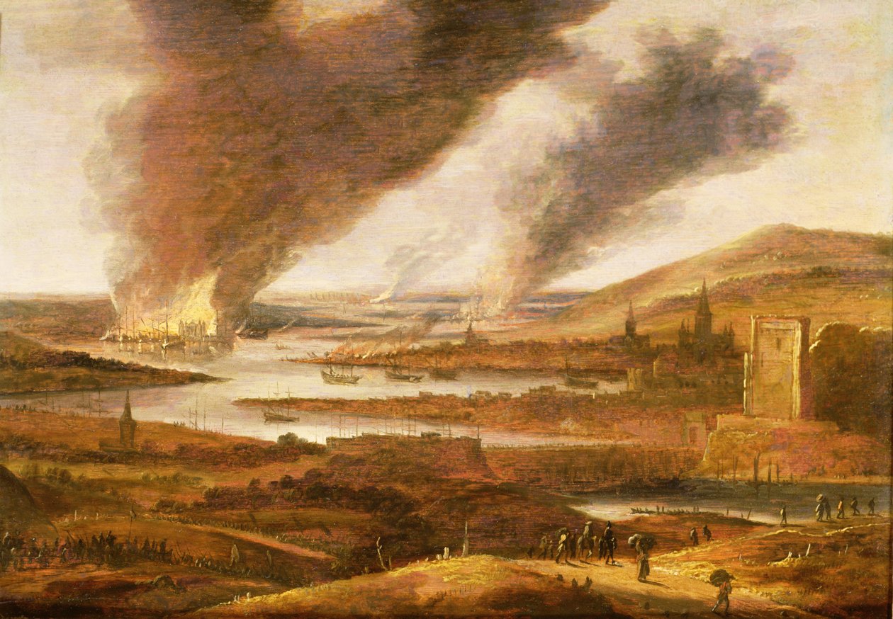 Nederlenderne i Medway 1667 av Willem Schellinks