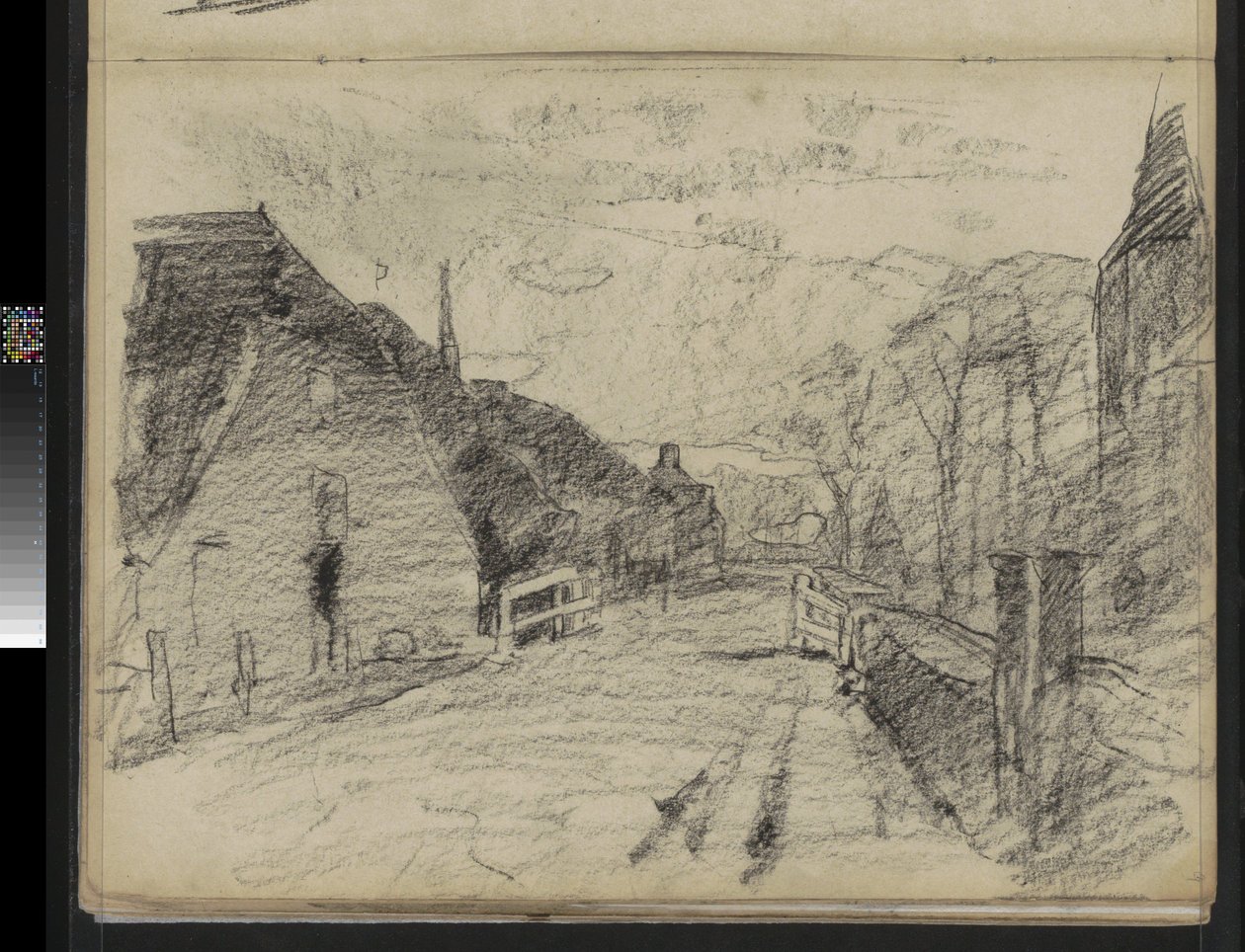 Bygdevei i Diepenheim av Willem Arnoldus Witsen