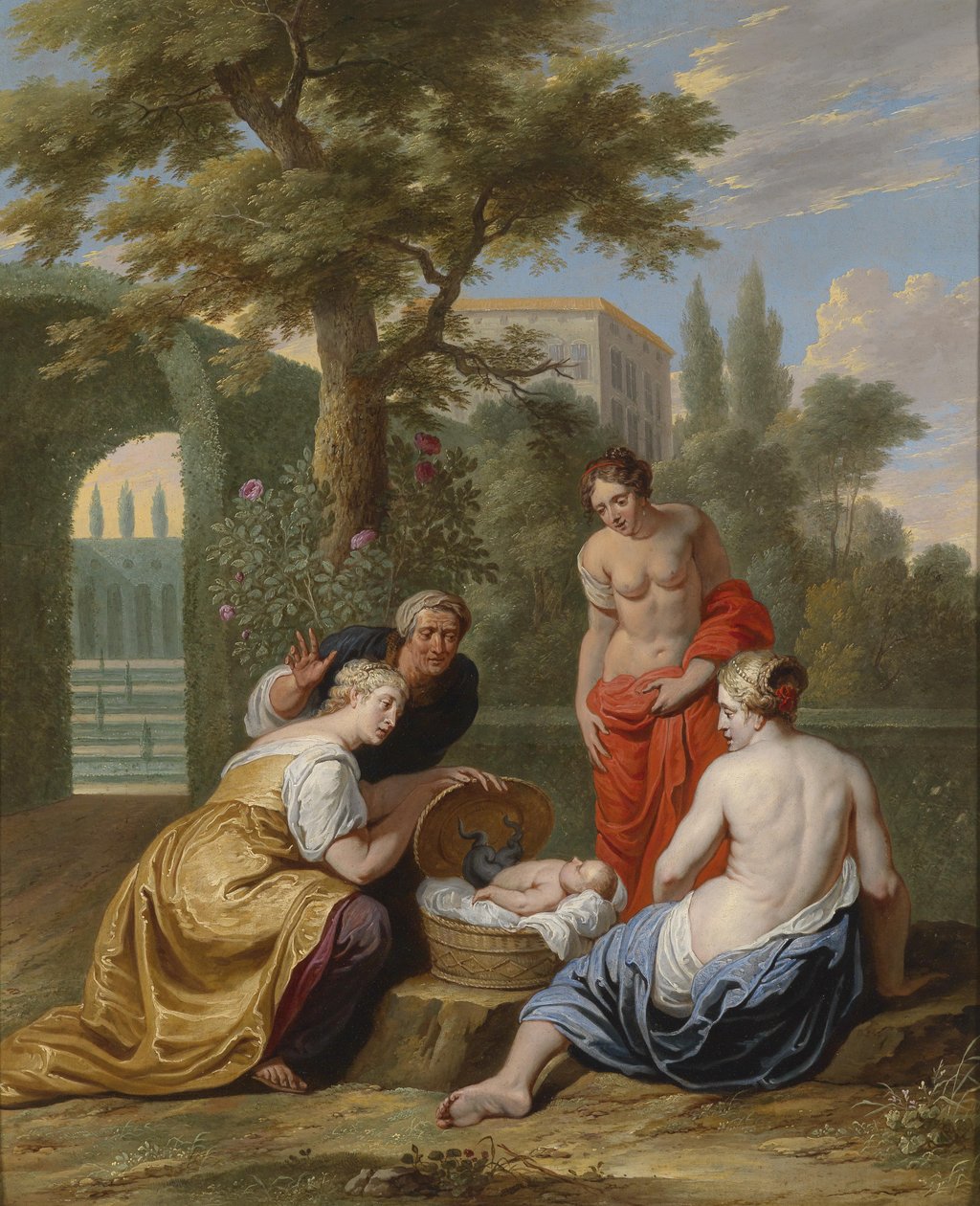 Oppdagelsen av Erichthonios av døtrene til Kekrops av Willem van the Elder Herp