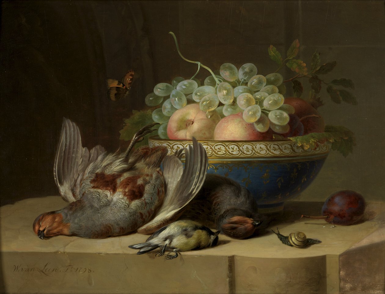 Stilleben av Willem van Leen