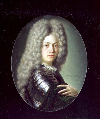 Portrett av James Butler, 2nd Duke of Ormonde, 1705 (olje på sølv) av Willem Van Mieris