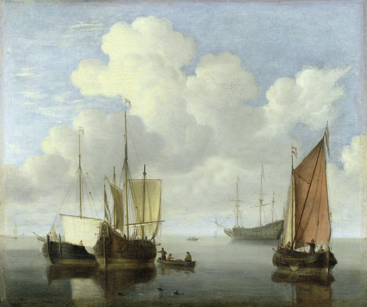 Sjølandskap av Willem van de Velde the Younger
