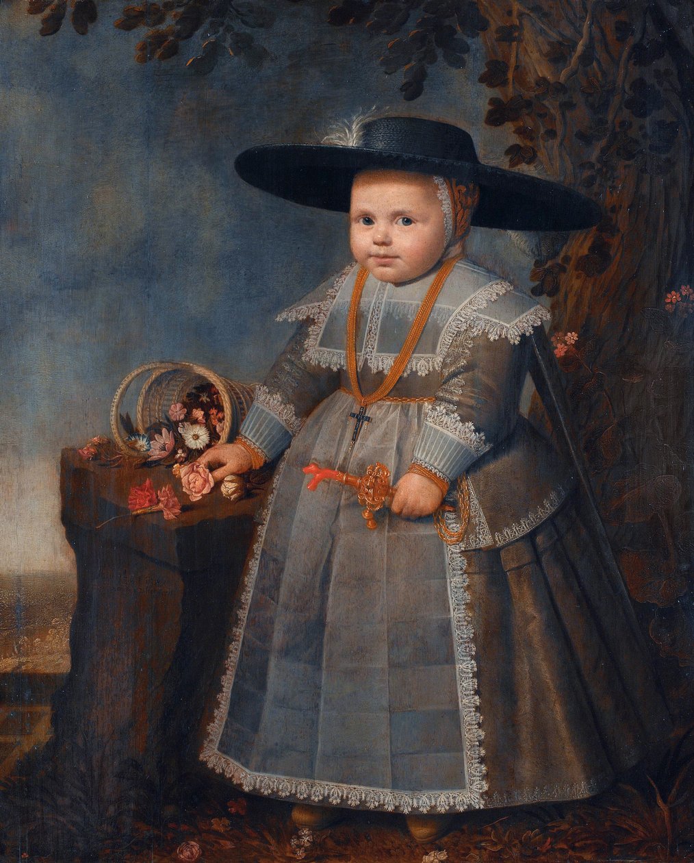 Portrett av en gutt av Willem van der Vliet