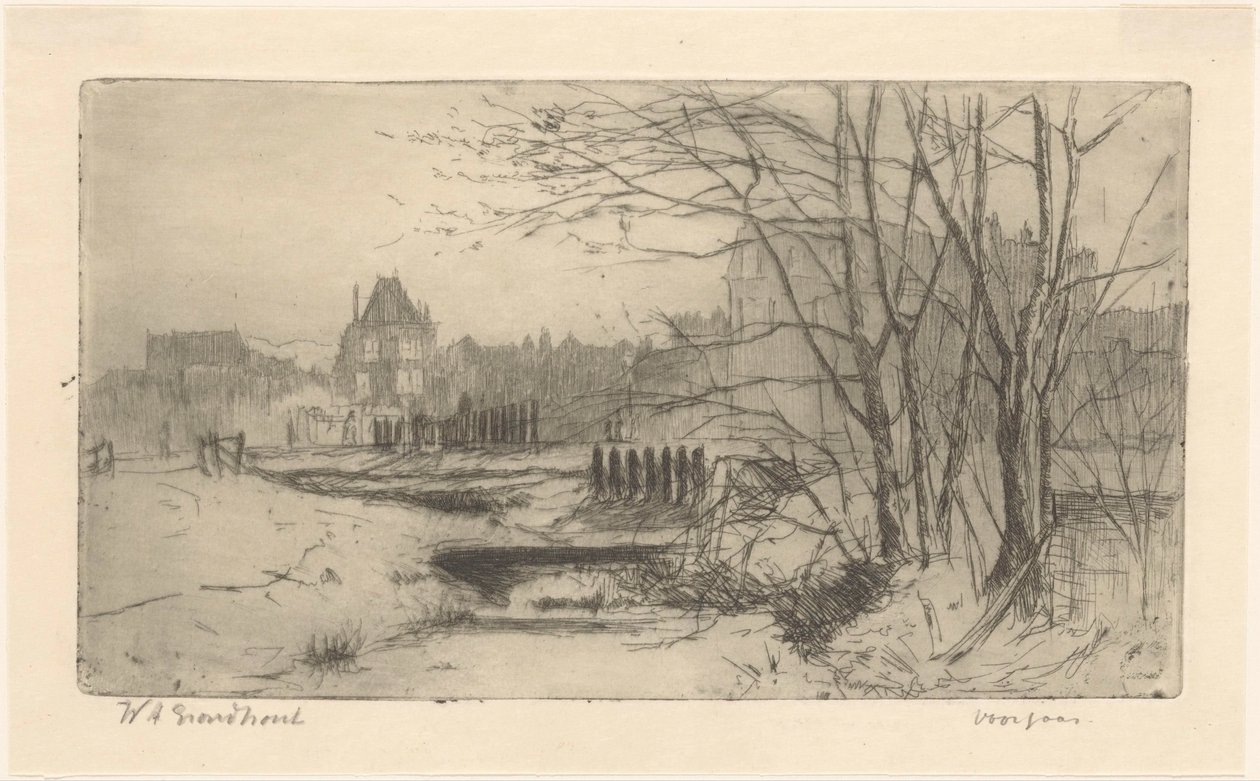 Spring (original tittel på objekt) av Willem Adrianus Grondhout (signed by artist)