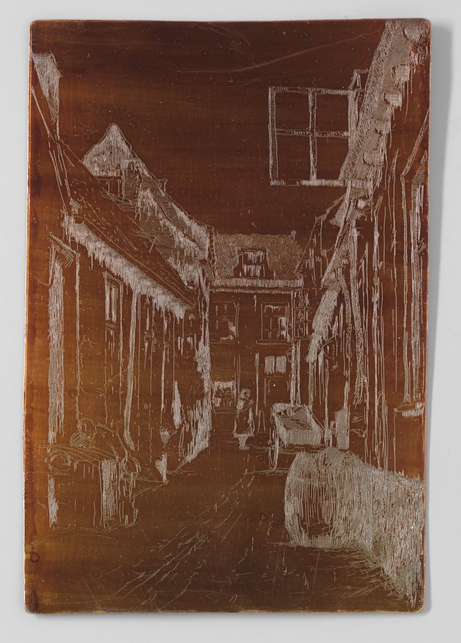 Gammel gate i Voorburg av Willem Adrianus Grondhout