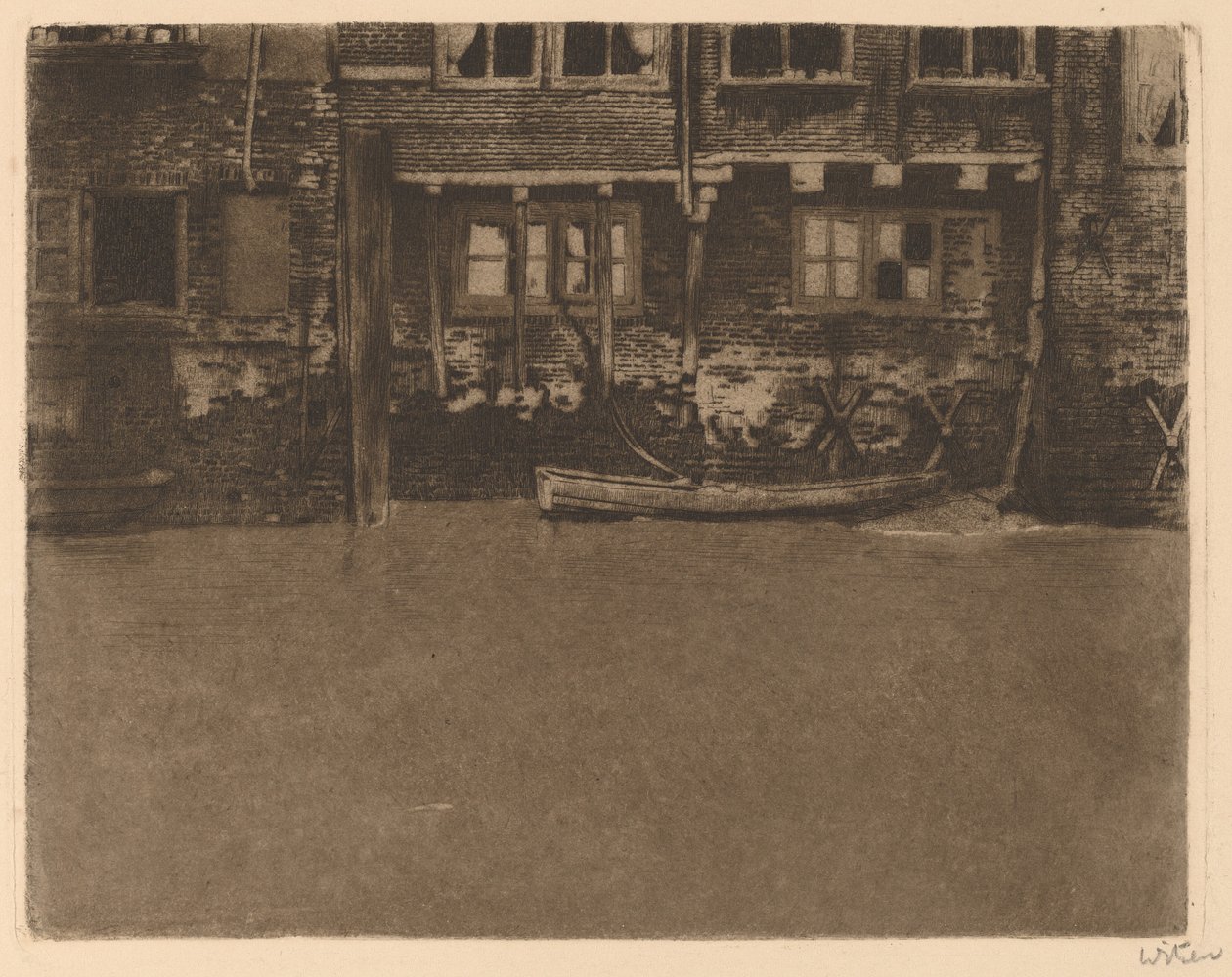Voorstraatshaven, Dordrecht av Willem Arnold Witsen