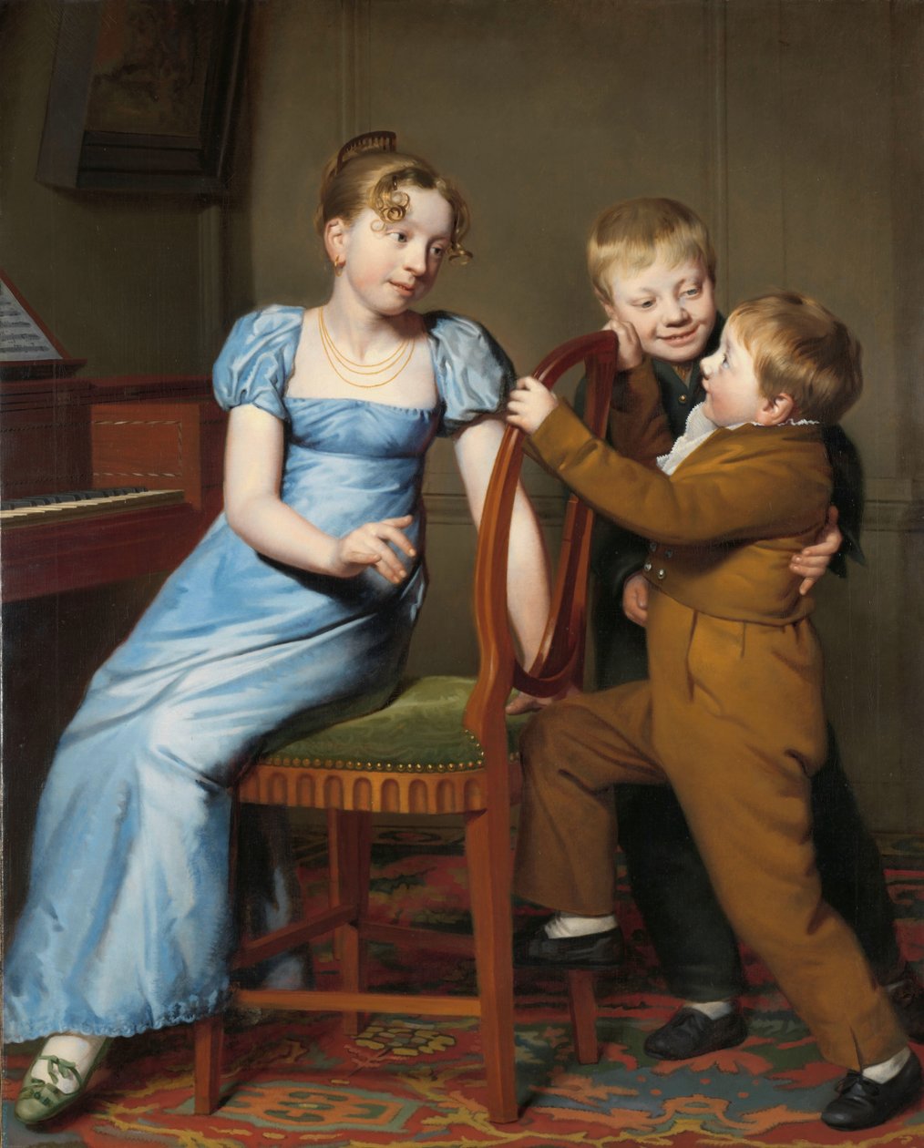 Pianotrening avbrutt av Willem Bartel van der Kooi