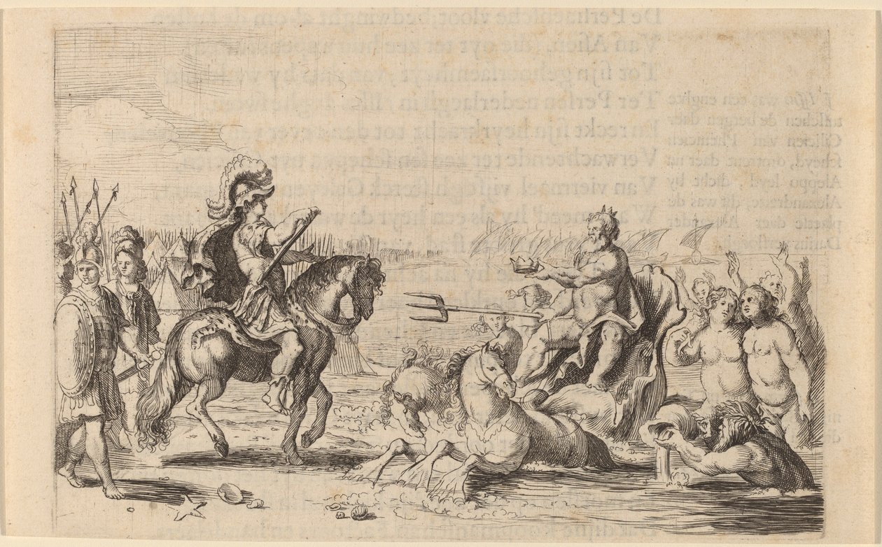 Alexander den store og Neptun, 1634. av Willem Basse