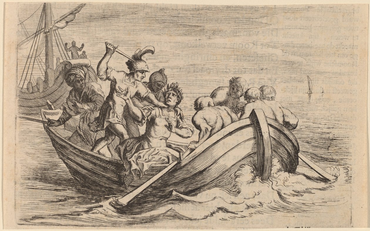 Knivstikkingen av Pompeius av Willem Basse