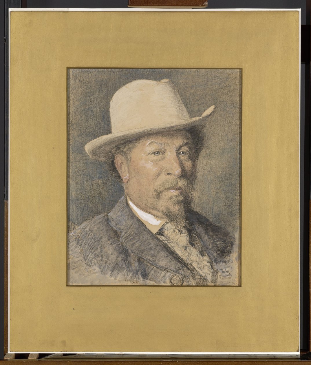 Portrett av maleren Gerardus Johannes Roermeester (1844-1936) av Willem Bastiaan Tholen