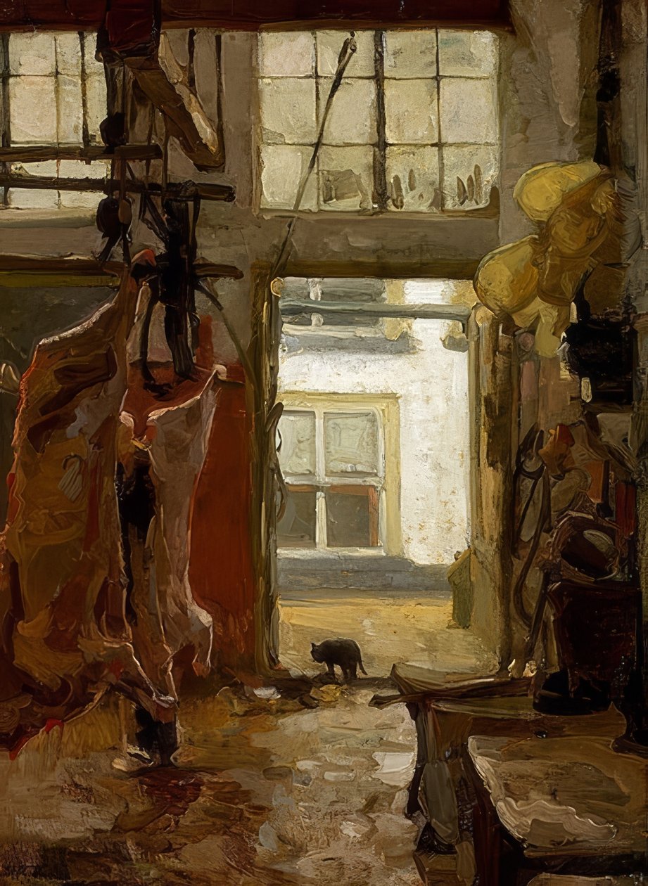 Slakteri. 1889 av Willem Bastiaan Tholen