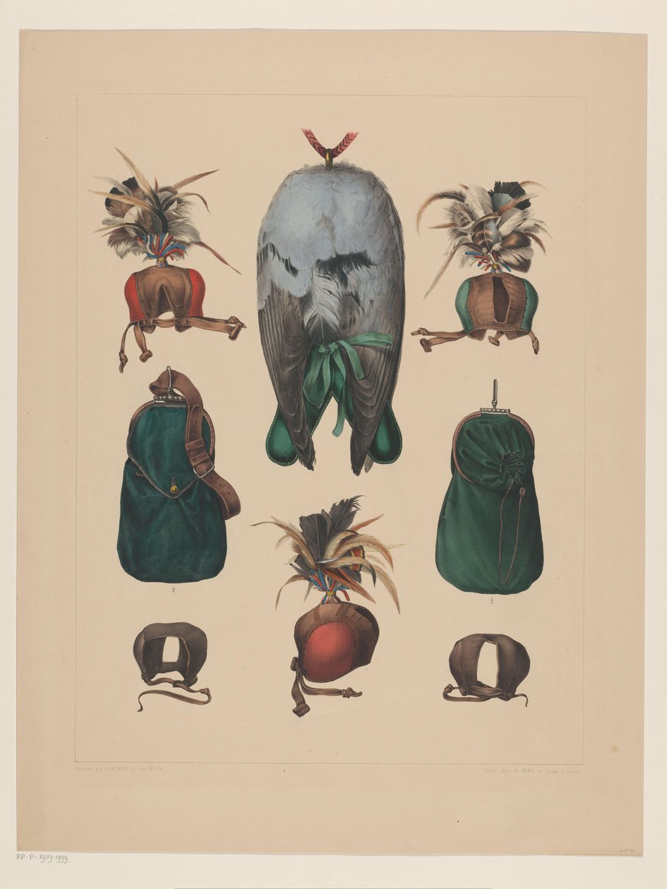 Egenskaper til falkejakt av Willem Bastiaan van Wouw (possibly)