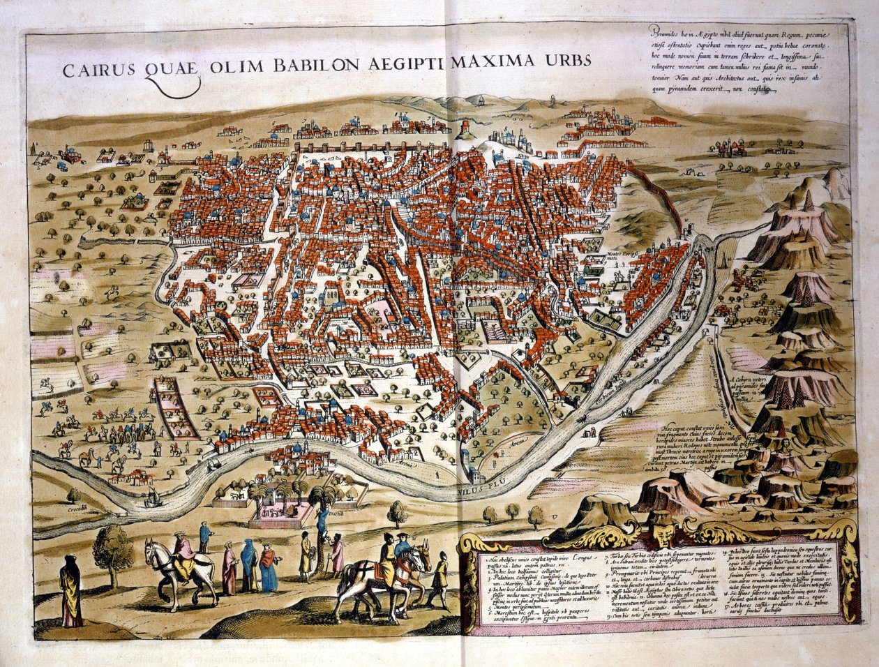 Kairo. Atlas av Wilhelm Blaeu, Amsterdam 1630. av Willem Blaeu