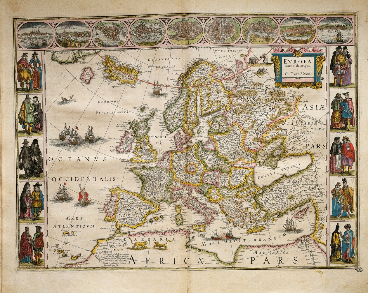 Fra World Theatre av Willem Bleau, Amsterdam av Willem Blaeu